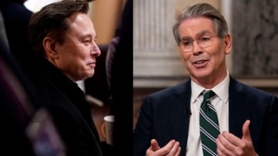 Elon Musk and Scott Bessent are allegedly feuding over IRS commissioner's firing (Reuters and Bloomberg) Elon Musk and Scott Bessent are allegedly feuding over IRS commissioner's firing (Reuters and Bloomberg)