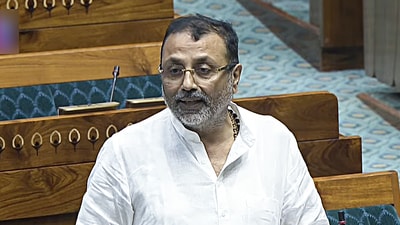 Bharatiya Janata Party (BJP) MP Nishikant Dubey has doubled down on his attack on the Supreme Court. (ANI)