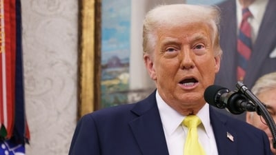 US President Donald Trump (Bloomberg) US President Donald Trump (Bloomberg)
