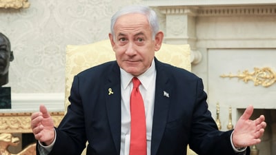 Israeli Prime Minister Benjamin Netanyahu also repeated his vow to make sure Iran never gets a nuclear weapon. (Reuters)