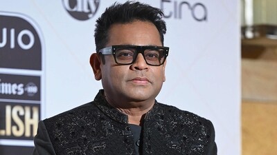 Indian music composer and singer AR Rahman reacted to the use of AI in creating songs. (AFP)