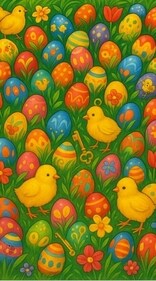 Can you spot the hidden Easter bunnies in this colourful optical illusion? (Image generated using ChatGPT) Can you spot the hidden Easter bunnies in this colourful optical illusion? (Image generated using ChatGPT)