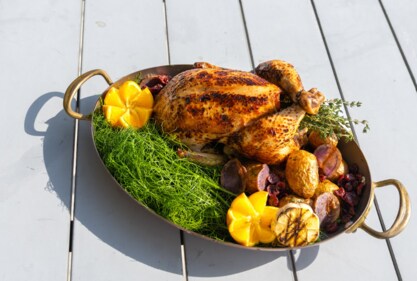 You can never get enough of a succulent, roasted chicken. (PC: The Palms, OZEN LIFE)