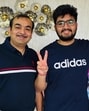 Amogh Bansal from Gurugram emerging as the Haryana state topper by securing a 99.99 percentile, in Gurugram on Saturday. (HT PHOTO)