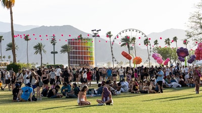 Festivalgoers are seen during the first weekend of the Coachella Valley Music and Arts Festival at the Empire Polo Club on Sunday, April 13, 2025, in Indio, Calif. (Photo by Amy Harris/Invision/AP) (Amy Harris/Invision/AP) Festivalgoers are seen during the first weekend of the Coachella Valley Music and Arts Festival at the Empire Polo Club on Sunday, April 13, 2025, in Indio, Calif. (Photo by Amy Harris/Invision/AP) (Amy Harris/Invision/AP)