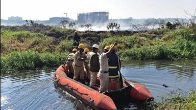 Bellandur Lake, once infamous for frothing and fires, reflects Bengaluru’s strides in sewage treatment and water reuse. (PTI) Bellandur Lake, once infamous for frothing and fires, reflects Bengaluru’s strides in sewage treatment and water reuse. (PTI)