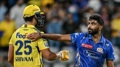 Jasprit Bumrah was pick of the bowlers for Mumbai Indians with two wickets for 25 runs in his four overs. (AFP) Jasprit Bumrah was pick of the bowlers for Mumbai Indians with two wickets for 25 runs in his four overs. (AFP)