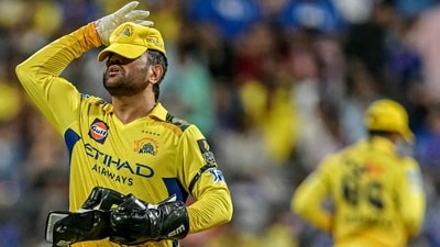 Chennai Super Kings' captain MS Dhoni adjusts his cap during the Indian Premier League (IPL) Twenty20 cricket match between Mumbai Indians and Chennai Super Kings (AFP) Chennai Super Kings' captain MS Dhoni adjusts his cap during the Indian Premier League (IPL) Twenty20 cricket match between Mumbai Indians and Chennai Super Kings (AFP)