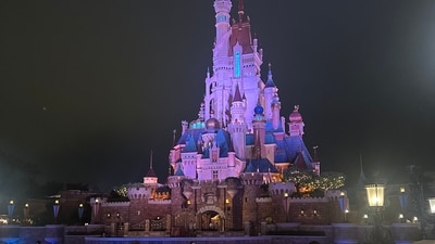A woman writes about her surprise at seeing Hong Kong Disneyland nearly devoid of visitors (X/@MeganNyvold) A woman writes about her surprise at seeing Hong Kong Disneyland nearly devoid of visitors (X/@MeganNyvold)