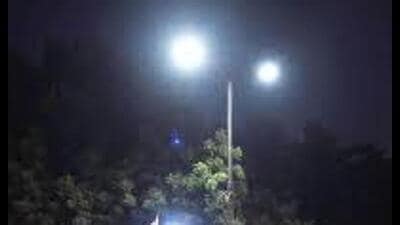 In the first phase of the initiative, similar streetlights have already been installed in 2,024 villages across Haryana. (HT File)