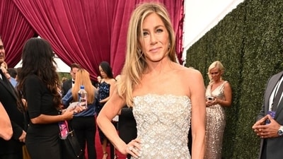 Jennifer Aniston shared what helps her calm her anxiety while flying. Jennifer Aniston shared what helps her calm her anxiety while flying.