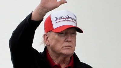 In a passionate Easter address, Donald Trump criticised political opponents and Joe Biden for sabotaging his immigration policies. REUTERS/Ken Cedeno (REUTERS)