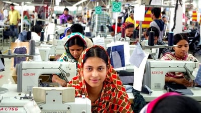 Future uncertain? Women in a garment factory in Bangladesh (Center for Effective Global Action) Future uncertain? Women in a garment factory in Bangladesh (Center for Effective Global Action)