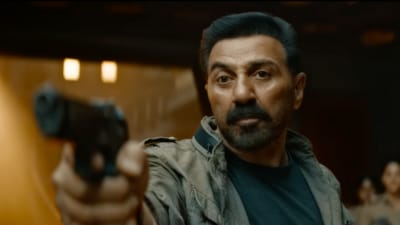 Sunny Deol in a still from Jaat. Sunny Deol in a still from Jaat.