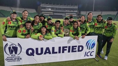 Pakistan dramatically qualified for the 2025 Women's World Cup (AP) Pakistan dramatically qualified for the 2025 Women's World Cup (AP)