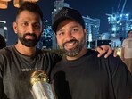 Rohit Sharma thanked Abhishek Nayar after scoring a fifty vs CSK. Rohit Sharma thanked Abhishek Nayar after scoring a fifty vs CSK.