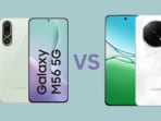 Know how the new Samsung Galaxy M56 compares to Oppo F29 Pro in features and specifications. Know how the new Samsung Galaxy M56 compares to Oppo F29 Pro in features and specifications.