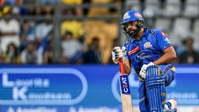 Rohit scored an unbeaten 76 in 45 balls (AFP) Rohit scored an unbeaten 76 in 45 balls (AFP)