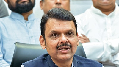 Maharashtra chief minister Devendra Fadnavis said that it was sad that Rahul Gandhi was defaming India on an international stage (HT_PRINT) Maharashtra chief minister Devendra Fadnavis said that it was sad that Rahul Gandhi was defaming India on an international stage (HT_PRINT)