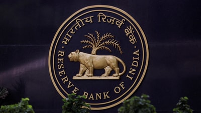 FILE PHOTO: Reserve Bank of India (RBI) logo is seen inside its headquarters in Mumbai, India, April 6, 2023. REUTERS/Francis Mascarenhas//File Photo/File Photo (REUTERS)