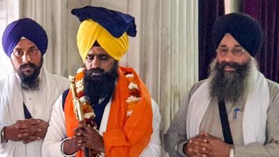 Nearly five years after the Akal Takht asked Sikhs to boycott the discourses of preacher Ranjit Singh Dhadrianwale for his controversial utterances on the Sikh principles and traditions, incumbent acting jathedar of the highest Sikh temporal seat Giani Kuldeep Singh Gargaj on Monday invited him to rejoin the Sikh fold by appearing before the Takht with clarification. (PTI File) Nearly five years after the Akal Takht asked Sikhs to boycott the discourses of preacher Ranjit Singh Dhadrianwale for his controversial utterances on the Sikh principles and traditions, incumbent acting jathedar of the highest Sikh temporal seat Giani Kuldeep Singh Gargaj on Monday invited him to rejoin the Sikh fold by appearing before the Takht with clarification. (PTI File)