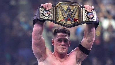 John Cena celebrates after defeating Cody Rhodes for the Undisputed WWE Championship during WrestleMania 41 (Getty Images via AFP) John Cena celebrates after defeating Cody Rhodes for the Undisputed WWE Championship during WrestleMania 41 (Getty Images via AFP)