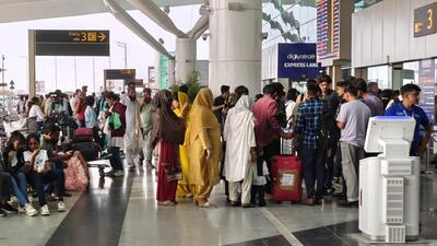 T1 of Indira Gandhi International Airport last week. (Vipin Kumar/HT Photo)