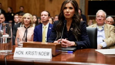 Kristi Noem, secretary of Homeland Security (REUTERS)