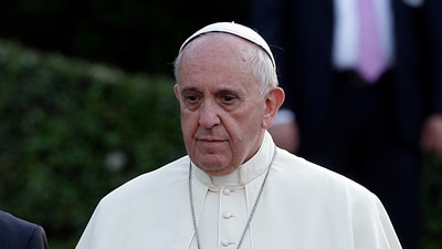 Following Pope Francis's death on Easter Monday, mourners recall his final public appearance delivering the Easter blessing from St. Peter's Basilica. (AP Photo/Gregorio Borgia, file) (AP) Following Pope Francis's death on Easter Monday, mourners recall his final public appearance delivering the Easter blessing from St. Peter's Basilica. (AP Photo/Gregorio Borgia, file) (AP)