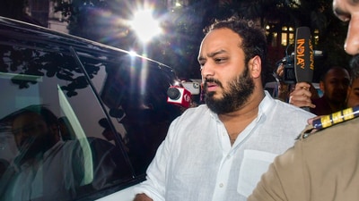 NCP leader Zeeshan Siddique, son of Baba Siddique. (PTI)