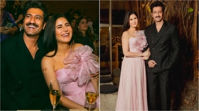 Katrina Kaif shines in pastel gown worth ₹4.07 lakh at friend Karishma Kohli's wedding. (Instagram) Katrina Kaif shines in pastel gown worth ₹4.07 lakh at friend Karishma Kohli's wedding. (Instagram)