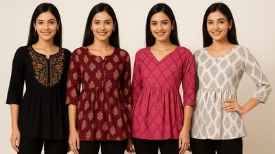 Anarkali kurtis: Top 8 picks to level up your ethnic wardrobe; When elegance meets whimsy (AI Generated) Anarkali kurtis: Top 8 picks to level up your ethnic wardrobe; When elegance meets whimsy (AI Generated)