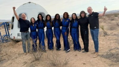 Blue Origin’s all-women flight crew Blue Origin’s all-women flight crew