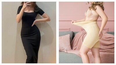 Shapewear highlights your curves with a seamless tuck. (PC: Shutterstock and Pinterest) Shapewear highlights your curves with a seamless tuck. (PC: Shutterstock and Pinterest)