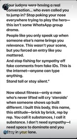 His Insta Story. His Insta Story.