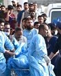 Paramedics carry an injured tourist at a hospital in Anantnag south of Srinagaron 22 April (Hindustan Times/Waseem Andrabi) Paramedics carry an injured tourist at a hospital in Anantnag south of Srinagaron 22 April (Hindustan Times/Waseem Andrabi)