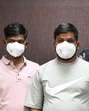 The four arrested accused on Monday. (Sunil Ghosh/HT Photo)
