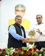 UP chief secretary DS Mishra and others at the Earth Day event organised at Indira Gandhi Pratishthan, in Lucknow, on Tuesday. (HT Photo) UP chief secretary DS Mishra and others at the Earth Day event organised at Indira Gandhi Pratishthan, in Lucknow, on Tuesday. (HT Photo)
