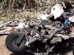 Visuals from the Amreli plane crash site. Visuals from the Amreli plane crash site.