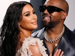 Kanye West with his ex-wife Kim Kardashian