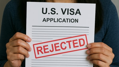(Image for representation) After her visitor visa to the US was denied, a 25-year-old woman from Asia feels crushed as her long-distance relationship with her boyfriend faces another delay. (AI Generated)