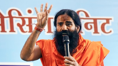 Yog guru Ramdev in Nagpur. (ANI file) Yog guru Ramdev in Nagpur. (ANI file)