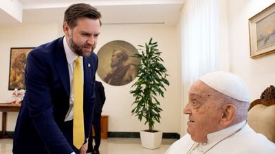 Vice President JD Vance meets Pope Francis in Rome on Easter Sunday, despite initial reports of a snub. (AP) Vice President JD Vance meets Pope Francis in Rome on Easter Sunday, despite initial reports of a snub. (AP)