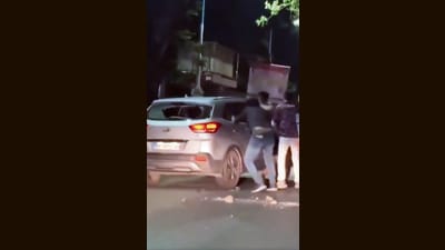 According to the first information report (FIR) registered at Chatuhshrungi police station, the victims — Ketaki Bhujbal and her husband Amaldev PVK Raman — were driving home to Baner from Mukundnagar on April 18. (VIDEO GRAB)