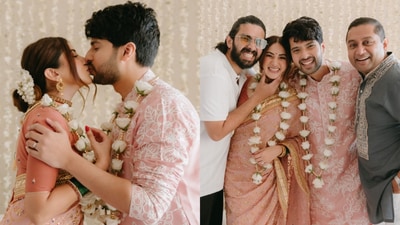 Armaan Malik shares unseen happy photos from his wedding with Aashna Shroff. Armaan Malik shares unseen happy photos from his wedding with Aashna Shroff.