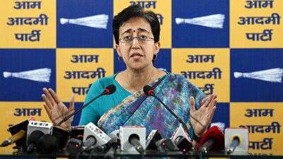 AAP party MLA and Delhi assembly leader of opposition Atishi in New Delhi. (Vipin Kumar/ HT Photo) AAP party MLA and Delhi assembly leader of opposition Atishi in New Delhi. (Vipin Kumar/ HT Photo)