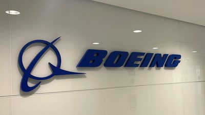 FILE PHOTO: A Boeing logo is seen at the company's technology and engineering center in Sao Jose dos Campos, Sao Paulo state, Brazil October 10, 2023. REUTERS/Gabriel Araujo/File Photo (REUTERS)