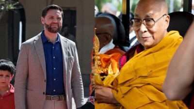 JD Vance and Dalai Lama have no scheduled meeting (AFP) JD Vance and Dalai Lama have no scheduled meeting (AFP)