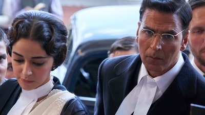 Kesari Chapter 2 worldwide box office collection day 4: Ananya Panday and Akshay Kumar in a still from the film. Kesari Chapter 2 worldwide box office collection day 4: Ananya Panday and Akshay Kumar in a still from the film.
