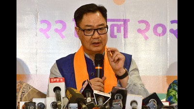 Kiren Rijiju (Bhushan Koyande/HT Photo) Kiren Rijiju (Bhushan Koyande/HT Photo)